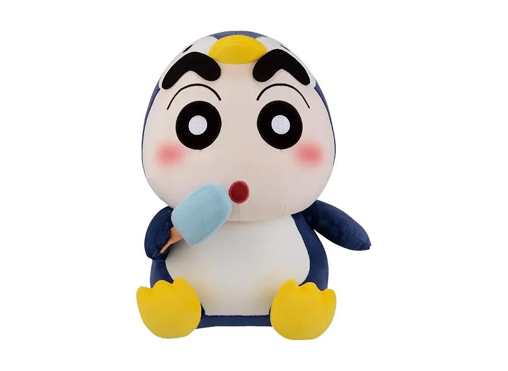 BANDAI "Ichiban Kuji" -Crayon Shin-chan Summer Vacation- Last One Prize Penguin Shin-chan Plush