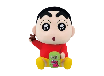 BANDAI "Ichiban Kuji" -Crayon Shin-chan ~Chocobi is Delicious~- Last One Prize Crayon Shin-chan Plush ~with Chocobi Ver.~