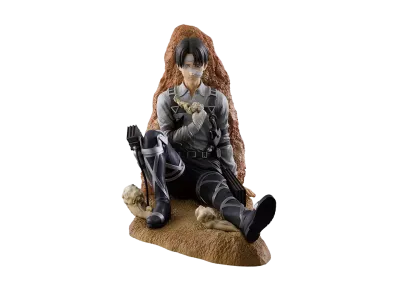 BANDAI "Ichiban Kuji" -Attack on Titan ~Each One's Resolve~- C Prize Levi Figure ~Dedicate Your Heart~