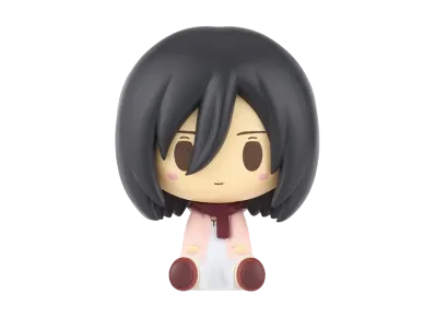 BANDAI "Ichiban Kuji" -Attack on Titan ~Choices and Consequences~- C Prize Chokonokko Figure Mikasa ~Towards the Tree on That Hill~