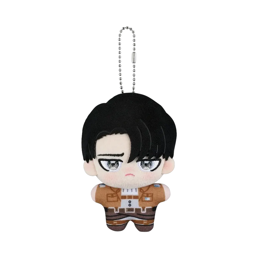 BANDAI "Ichiban Kuji" -Attack on Titan ~Dedicate Your Heart~- F Prize Kirarize Mascot - Levi