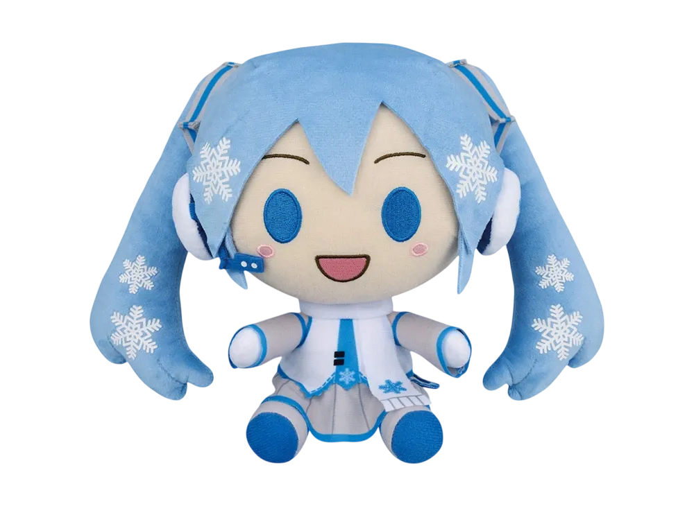 BANDAI "Ichiban Kuji" -Snow Miku ~SNOW MIKU~ Third Season- B Prize Chokonokko Plush Snow Miku 2011 ver.