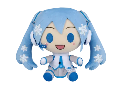 BANDAI "Ichiban Kuji" -Snow Miku ~SNOW MIKU~ Third Season- B Prize Chokonokko Plush Snow Miku 2011 ver.