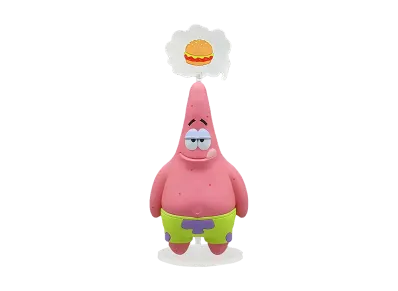 BANDAI "Ichiban Kuji" -SpongeBob ~Welcome to Bikini Bottom!~- D Prize Patrick Starr Figure
