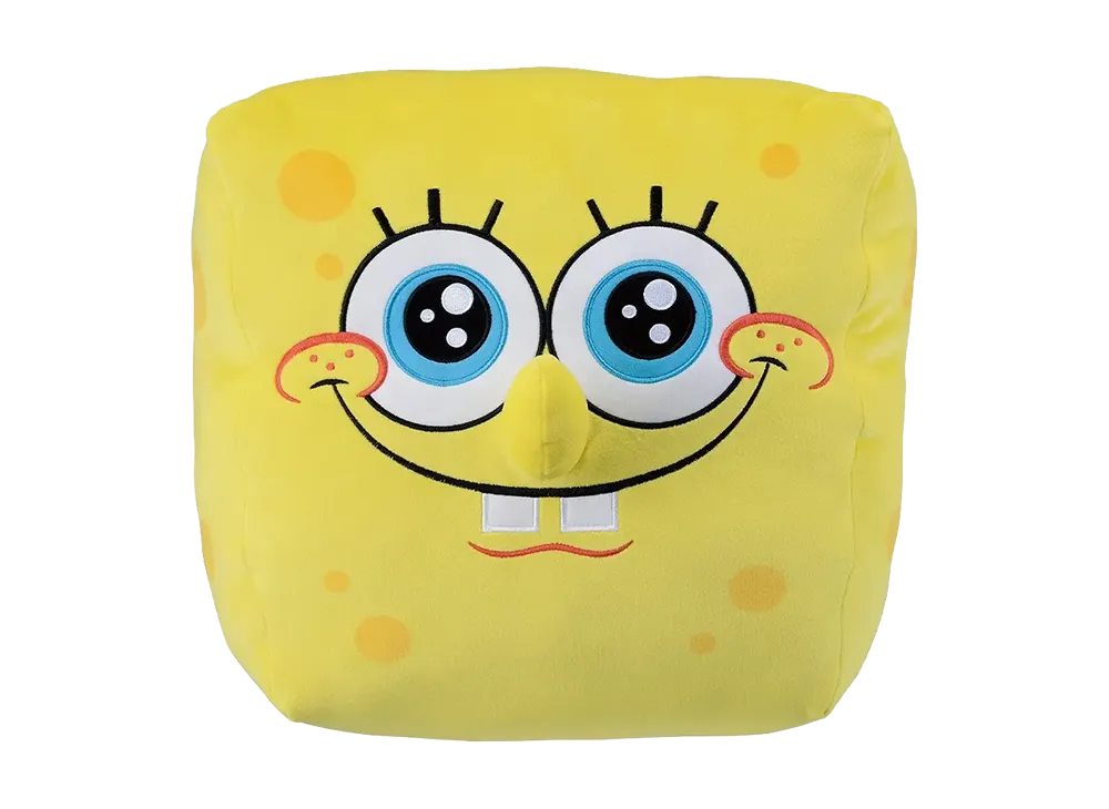 BANDAI "Ichiban Kuji" -SpongeBob ~Welcome to Bikini Bottom!~- Last One Prize SpongeBob Mochi Face Cushion