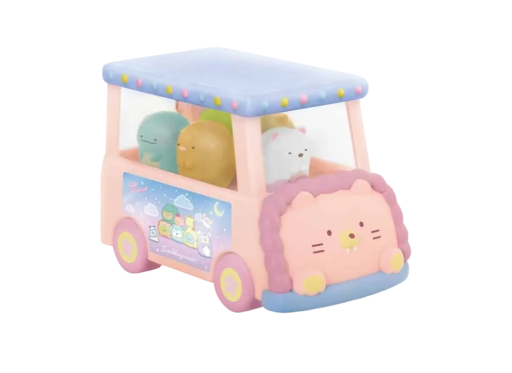 BANDAI "Ichiban Kuji" -Sumikkogurashi ~Welcome to the Night animal park~ - B Prize Sumikkogurashi Bus light