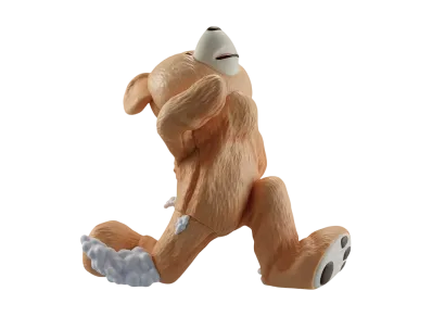 BANDAI "Ichiban Kuji" -Sushi Ramen (Riku) Intense! Have fun! Sushiriku!- A Prize Super sprinting bear figure