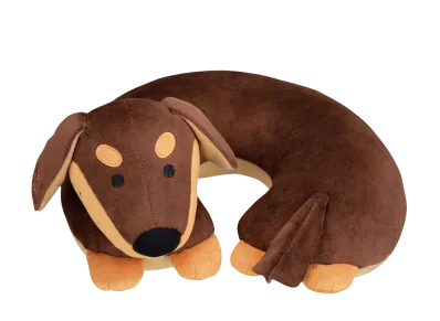 BANDAI "Ichiban Kuji" -Sushi Ramen (Riku) Intense! Have fun! Sushiriku!- B Prize Very Very Long Dog Neck Pillow