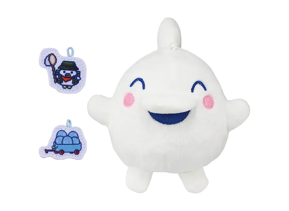 BANDAI "Ichiban Kuji" -Tamagotchi ~Spinning Discovery! Tamagotchi Paradise!~- E Prize Displayful ~Shiroirukacchi Egg Hunt~