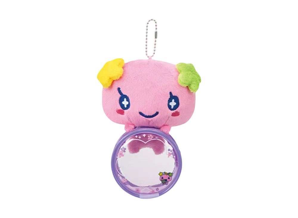 BANDAI "Ichiban Kuji" -Tamagotchi ~Congratulations! Congratulations on another collaboration! ~- C Prize Going out Pouch Mascot Flowertchi
