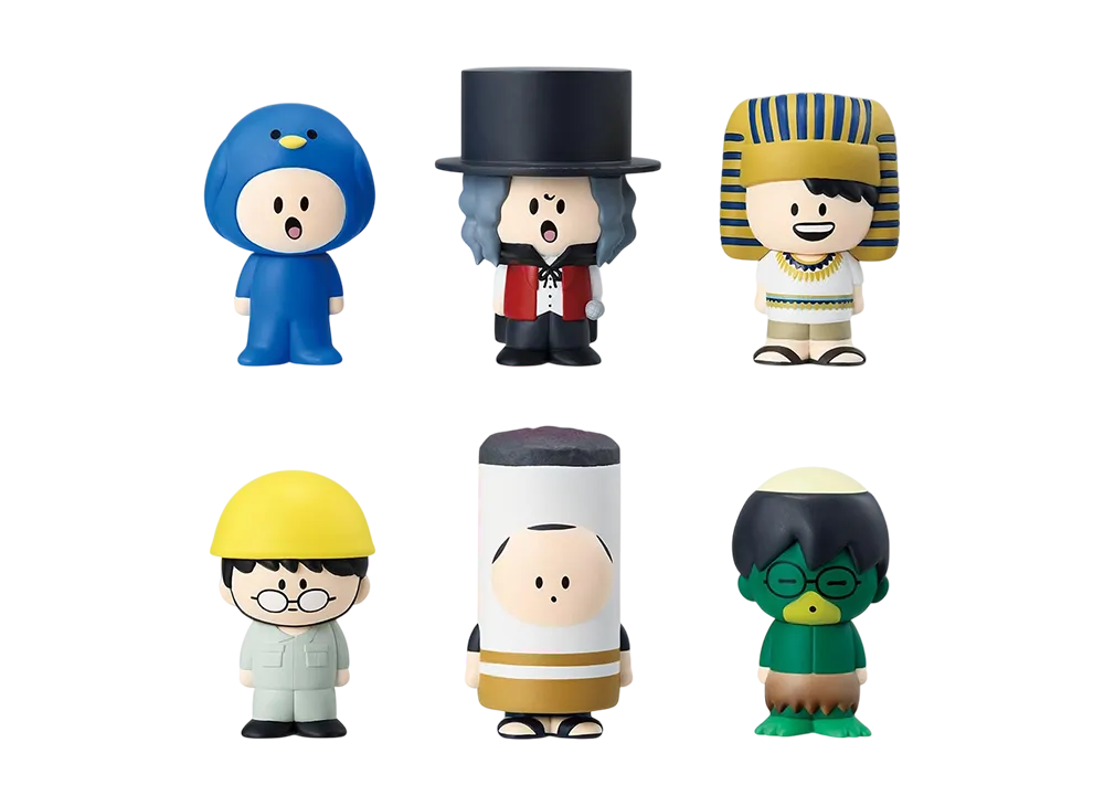 BANDAI "Ichiban Kuji" -Is it okay for me to play Tokai On Air three times?- Last One Prize Tokai On Air Mini Soft Vinyl Set