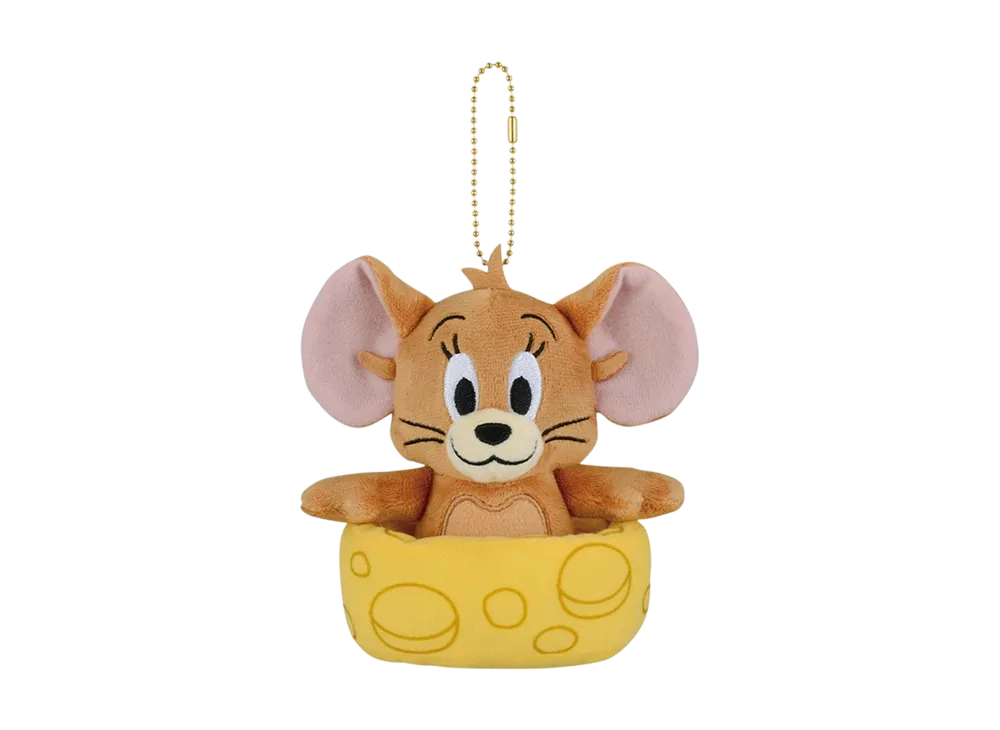 BANDAI "Ichiban Kuji" -Tom and Jerry Colorful Funny Time!- D Prize Display Plush Mascot - Jerry