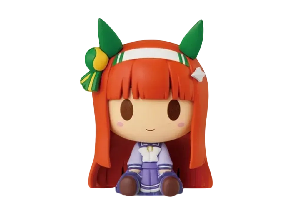 BANDAI "Ichiban Kuji" -Uma Musume Pretty Derby 10th edition- E Prize Chokonokko Figure Silence Suzuka