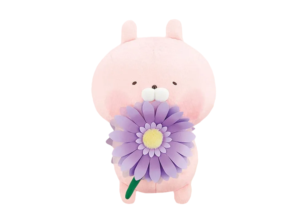 BANDAI "Ichiban Kuji" -Usamaru ~10th anniversary party~- B Prize Usamaru Flower Plush