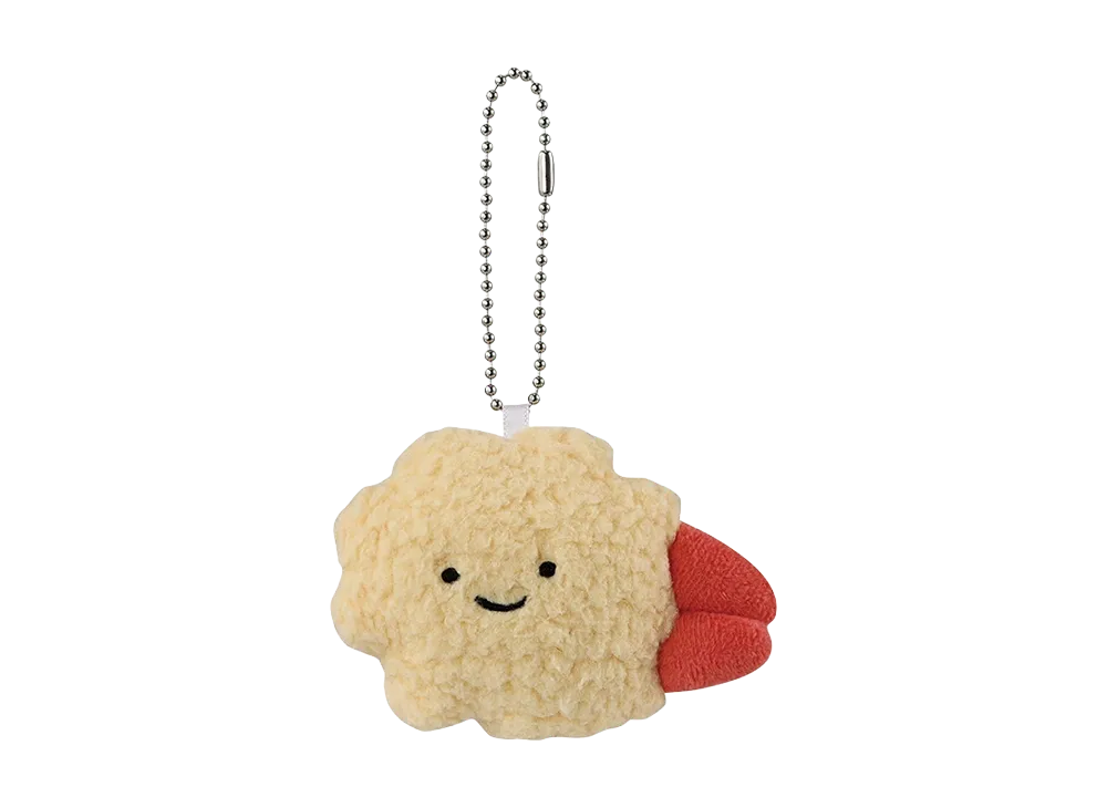 BANDAI "Ichiban Kuji" -White Tiger and Black Tiger ~Party for Everyone~- B Prize A slight burn? Crispy factory part-timer plush mascot - Crab claw fry
