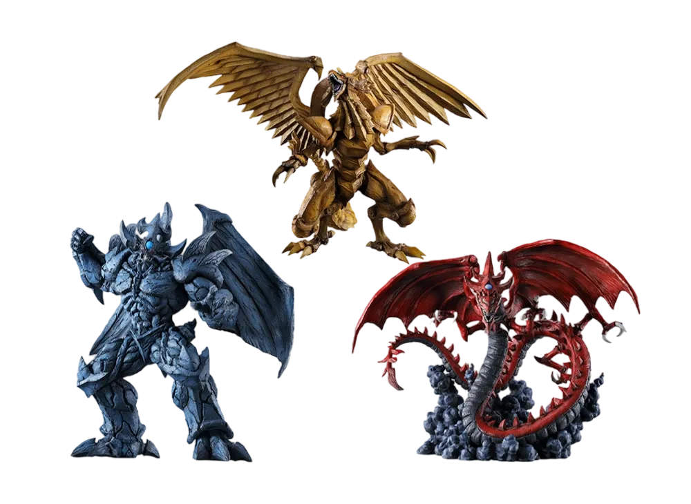 BANDAI "Ichiban Kuji" -Yu-Gi-Oh! Series vol.4 Egyptian God Manifestations- A Prize The Winged Dragon of Ra & B Prize Obelisk the Tormentor & C Prize Slifer the Sky Dragon Kongoujizo Kongoujizo Set of 3