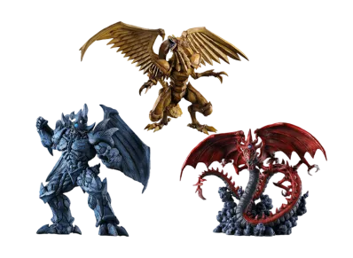 BANDAI "Ichiban Kuji" -Yu-Gi-Oh! Series vol.4 Egyptian God Manifestations- A Prize The Winged Dragon of Ra & B Prize Obelisk the Tormentor & C Prize Slifer the Sky Dragon Kongoujizo Kongoujizo Set of 3