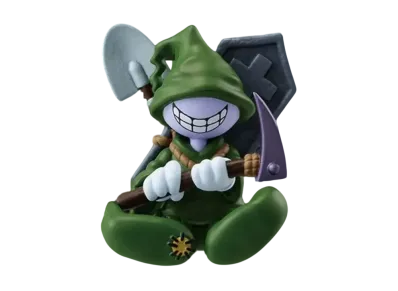 BANDAI "Ichiban Kuji" -Yu-Gi-Oh! Series vol.4 Egyptian God Manifestations- E Prize Mini Figure Graverobber