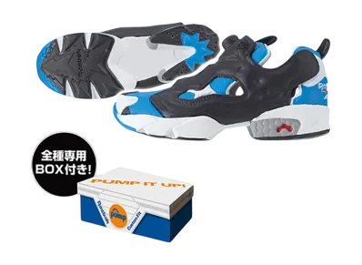 BANDAI Reebok Instapump Fury Mini Figure Collection 94 Sax Blue