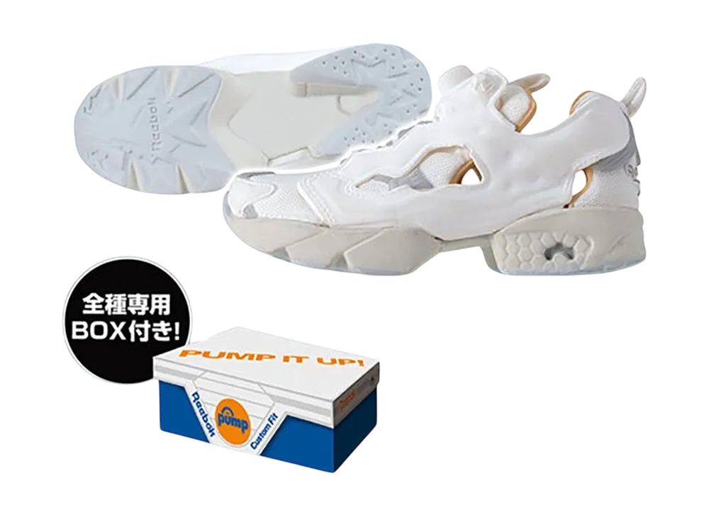 BANDAI Reebok Instapump Fury Mini Figure Collection 94 White