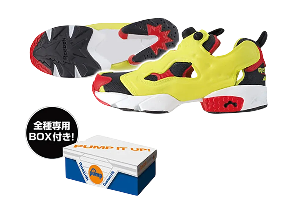 BANDAI Reebok Instapump Fury Mini Figure Collection 94 Citron