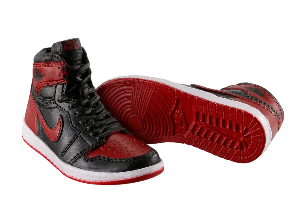BANDAI NIKE Air Jordan 1 High 85 MINIATURE COLLECTION Bred (Black/Red)