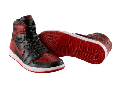 BANDAI NIKE Air Jordan 1 High 85 MINIATURE COLLECTION Bred (Black/Red)