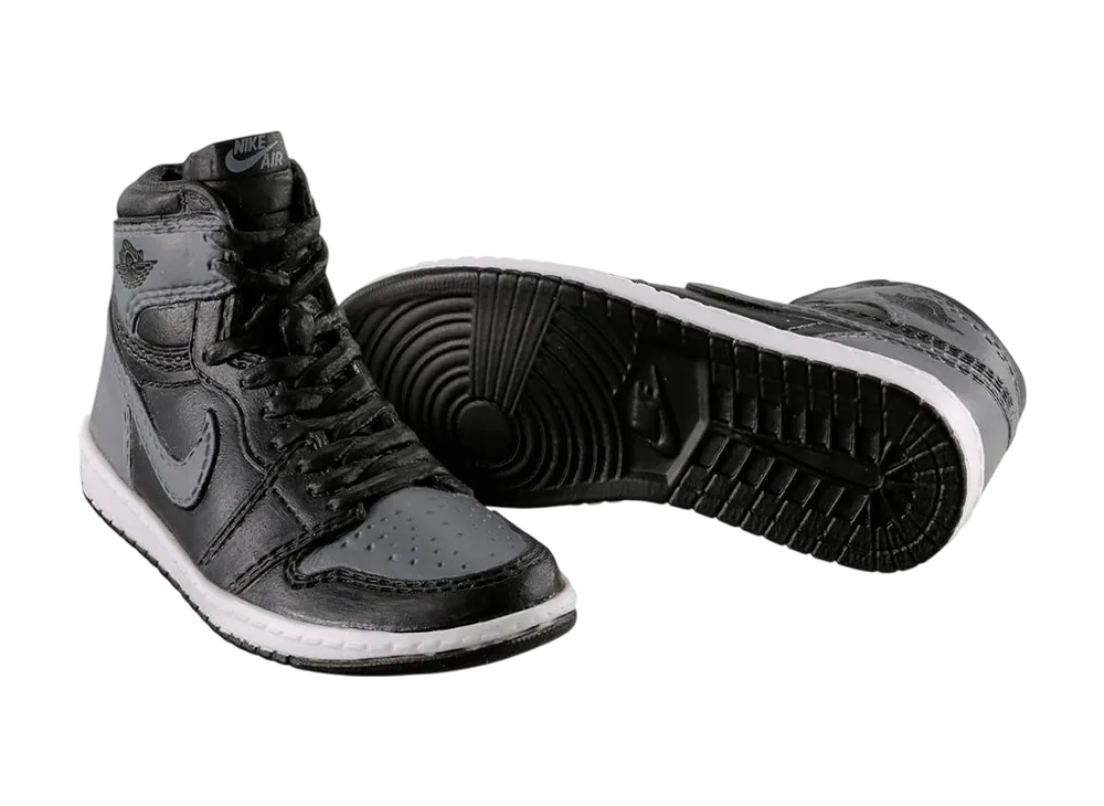 BANDAI NIKE Air Jordan 1 High 85 MINIATURE COLLECTION Shadow (Black/Grey)