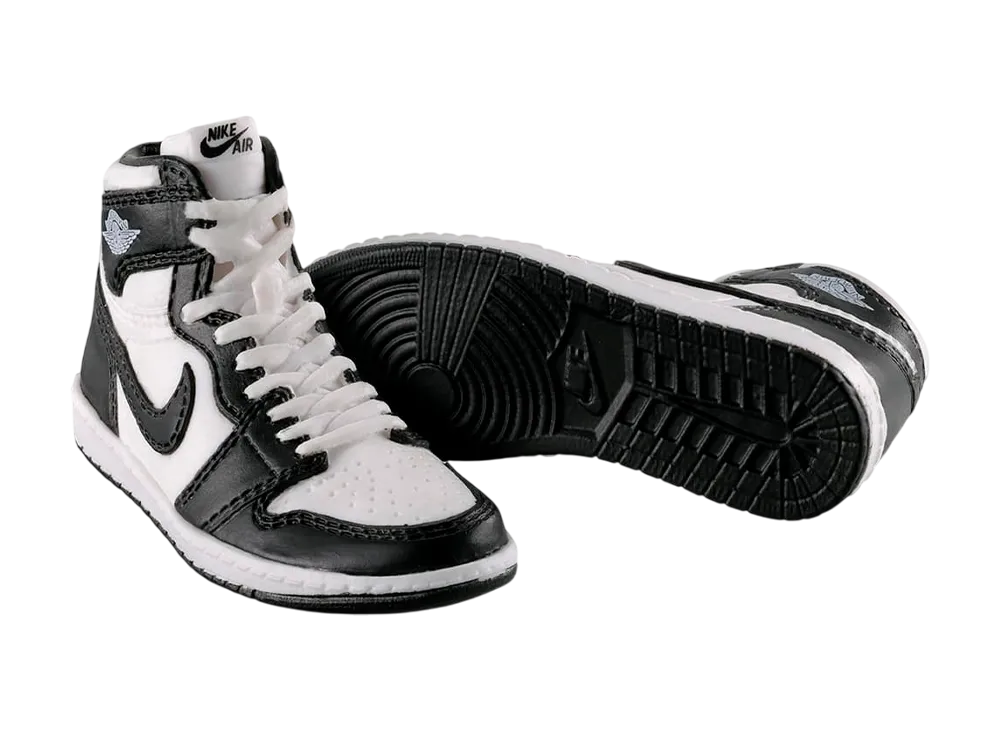 BANDAI NIKE Air Jordan 1 High 85 MINIATURE COLLECTION White/Black (White/Black)