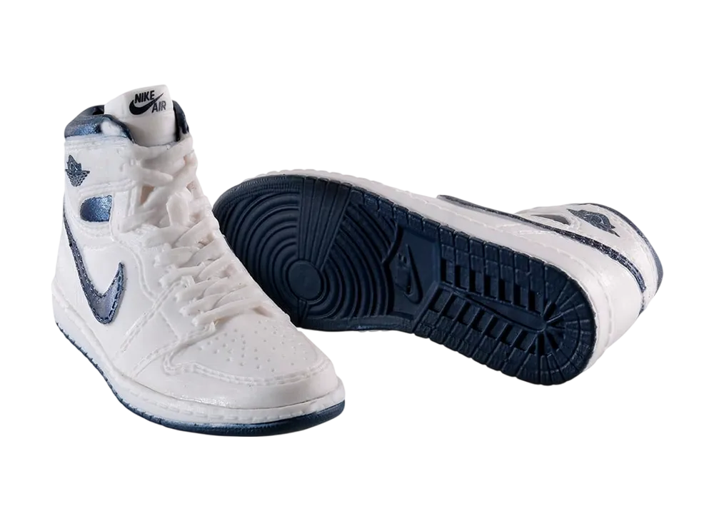BANDAI NIKE Air Jordan 1 High 85 MINIATURE COLLECTION Metallic Navy (White/Met Navy)