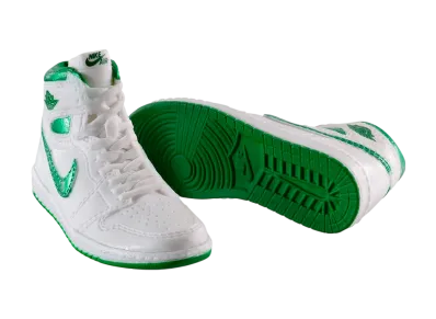 BANDAI NIKE Air Jordan 1 High 85 MINIATURE COLLECTION Metallic Green (White/Met Green)