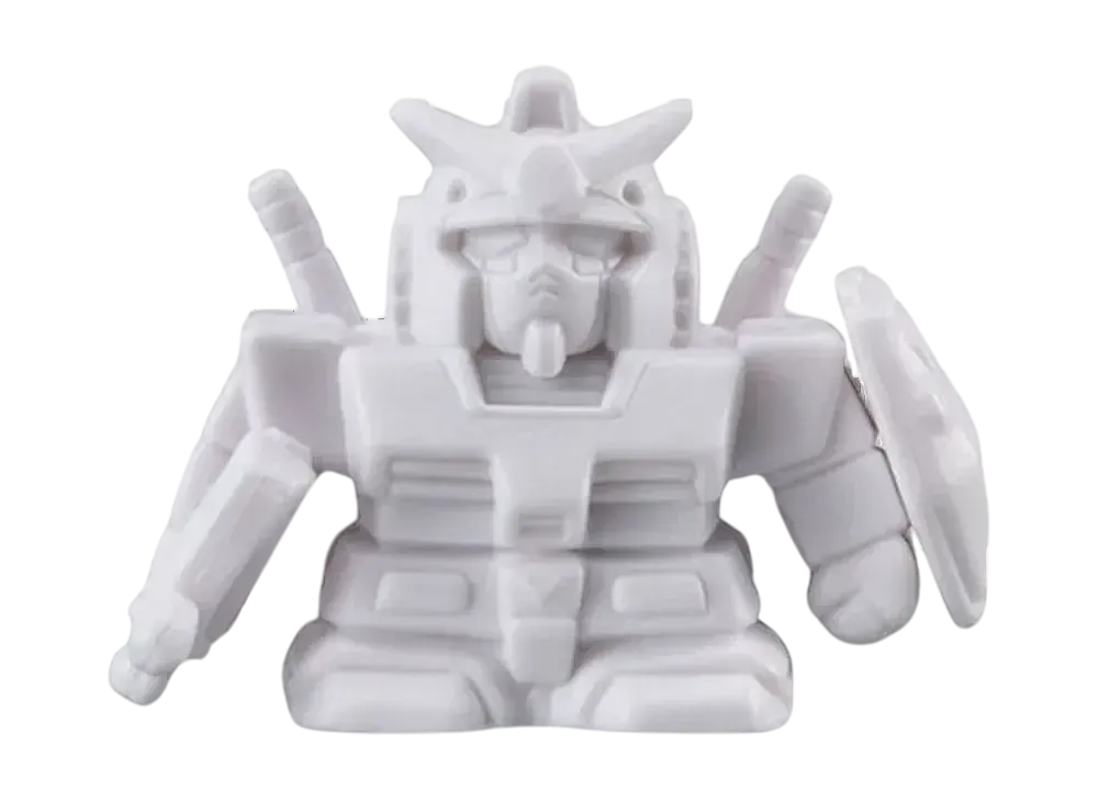 BANDAI "Gachapon Senshi SD Mecha Robokeshi" -MOBILE SUIT GUNDAM- Ver.FRGMT RX78FRGMT Gundam White