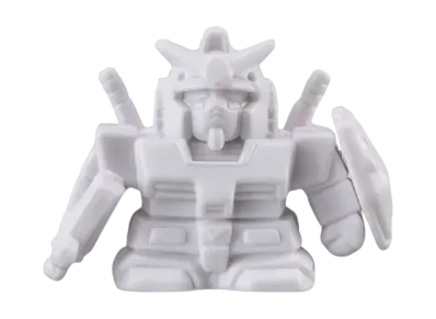 BANDAI "Gachapon Senshi SD Mecha Robokeshi" -MOBILE SUIT GUNDAM- Ver.FRGMT RX78FRGMT Gundam White