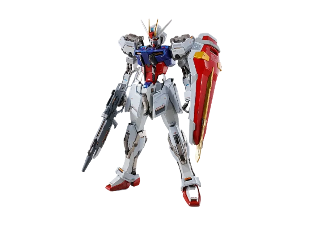 BANDAI "METAL BUILD" -Mobile Suit Gundam SEED- STRIKE GUNDAM -HELIOPOLIS ROLL OUT Ver.-