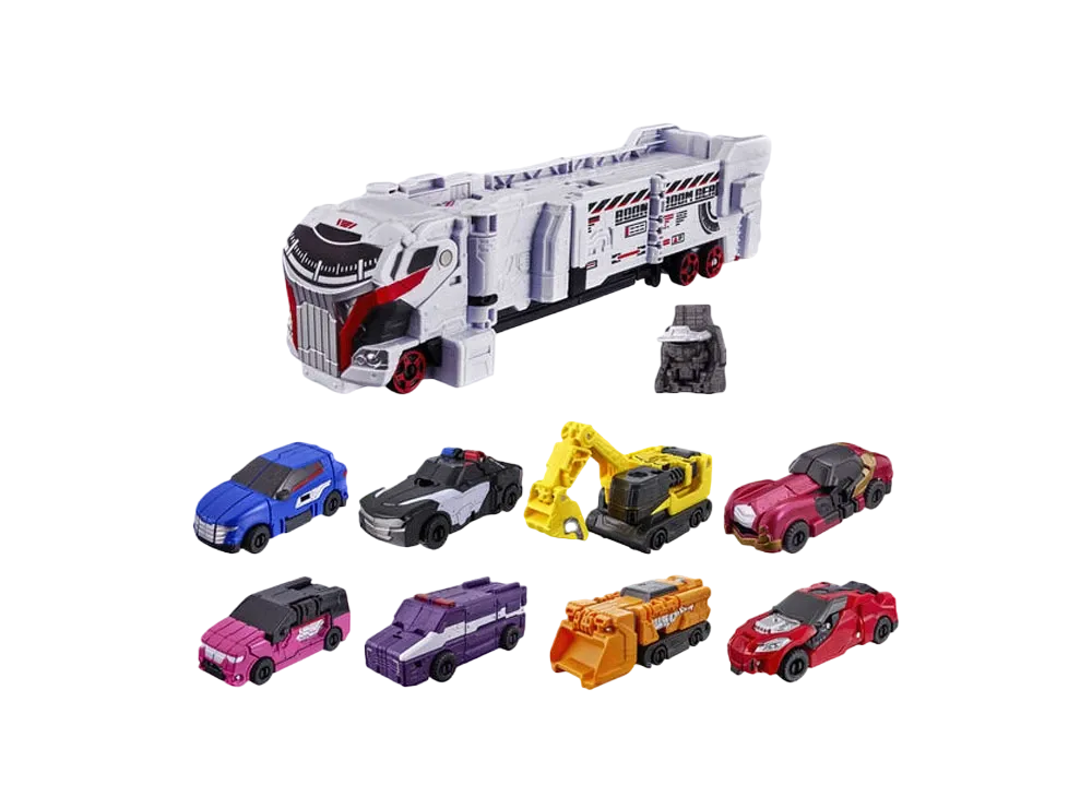 BANDAI "Robo Series" -Bakuage Sentai Boonboomger- DX Boonboomger Robo Bakuage 4 Big Great Robo Set
