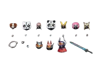 BANDAI "S.H.Figuarts" -KAMEN RIDER GEATS- DESIRE GRAND PRIX! ENTRY RAISE SET