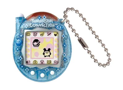 BANDAI "Tamagotchi Connection" Light Blue Glitter