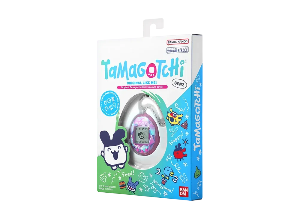 BANDAI "Original Tamagotchi" Pink Treasure Jewel