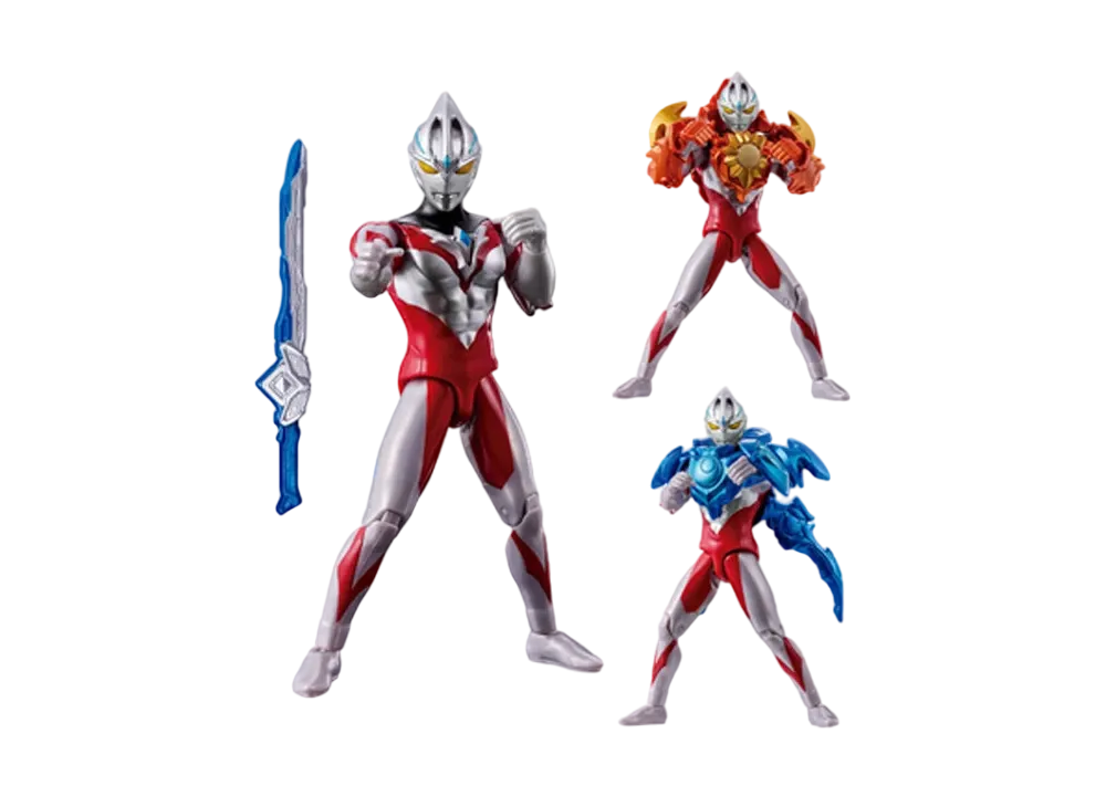 BANDAI "ULTRA ACTION FIGURE" -ULTRAMAN ARC- ULTRAMAN ARC SOLIS&LUNA ARMOR SET