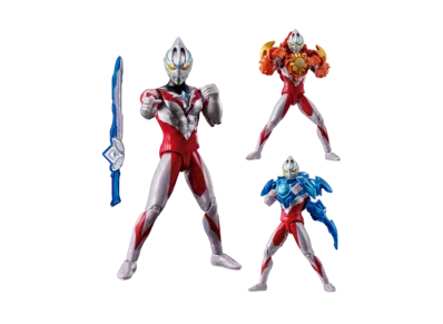 BANDAI "ULTRA ACTION FIGURE" -ULTRAMAN ARC- ULTRAMAN ARC SOLIS&LUNA ARMOR SET