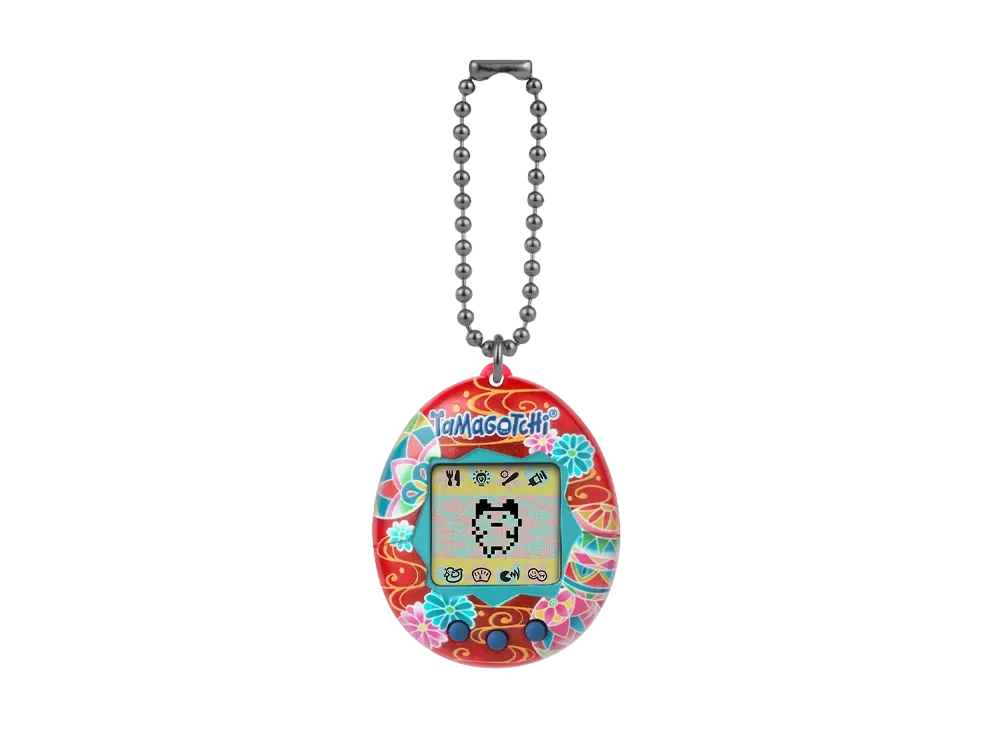 BANDAI "Original Tamagotchi" Streaming water on a temari inspired by Kaga Yuzen