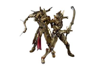 BANDAI "Makai Kado" -Garo <GARO> ~ the illuminate who darkness ~- Flame blade Knight Zen & heaven bow knight Guy gold (gold) Ver. Set