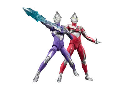 BANDAI "ULTRA-ACT" -Ultraman Tiga- Ultraman Tiga Sky Type & Power Type
