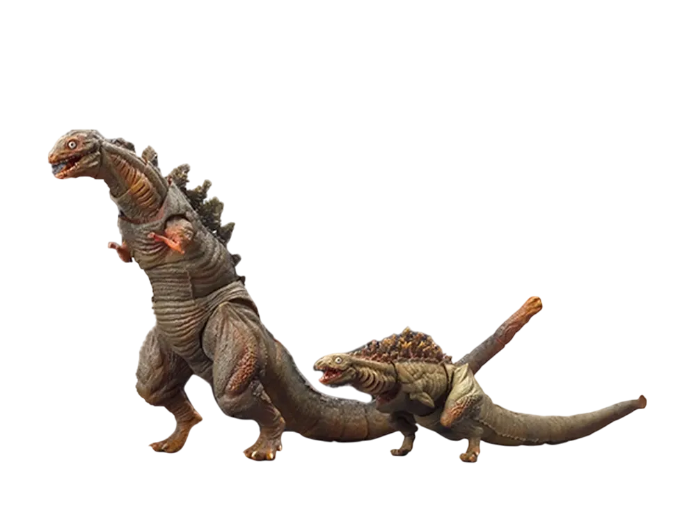 BANDAI "S.H.MonsterArts" -Shin Godzilla- Godzilla (2016) the second form and the third form set