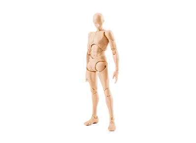 BANDAI "S.H.Figuarts" -BODY-KUN/BODY-CHAN- Body Kun - Rika Takarai - Edition (Pale orange Color Ver.)