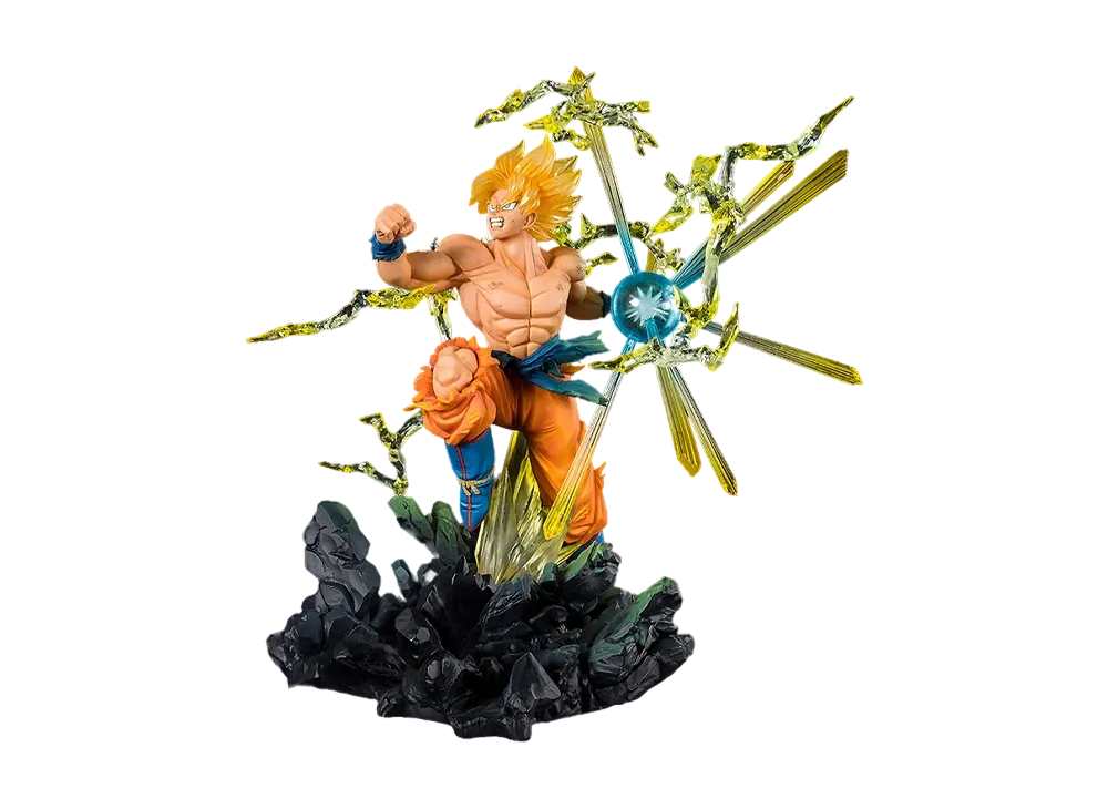 BANDAI "FiguartsZERO" -Dragon Ball Z- SUPER SAIYAN GOKU-Enthusiastic Battle-