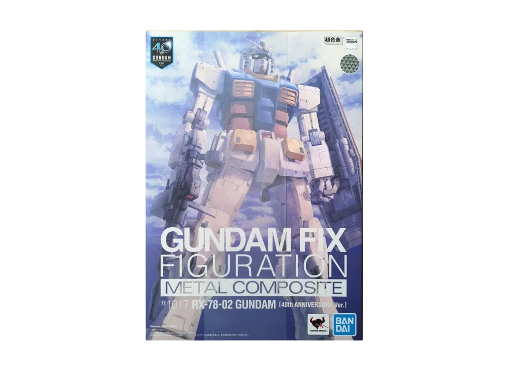 BANDAI "GUNDAM FIX FIGURATION METAL COMPOSITE" -Mobile Suit Gundam: The Origin- RX-78-02 Gundam (40th Anniversary Ver.)