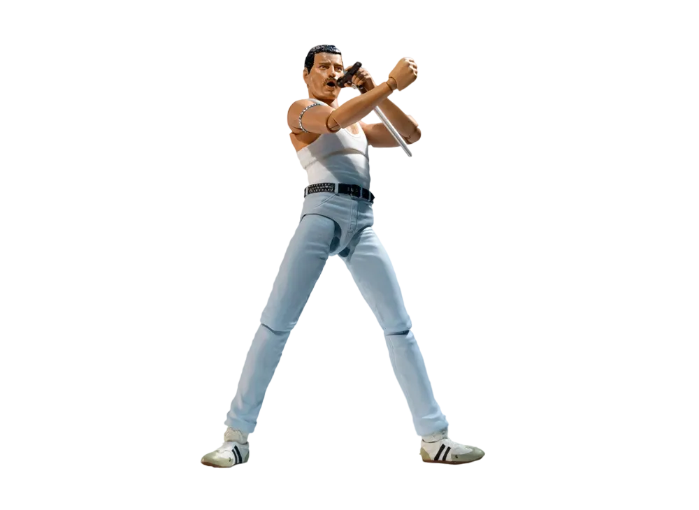 BANDAI "S.H.Figuarts" Freddie Mercury Live Aid Ver.