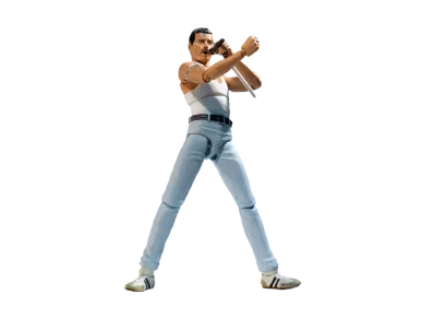 BANDAI "S.H.Figuarts" Freddie Mercury Live Aid Ver.