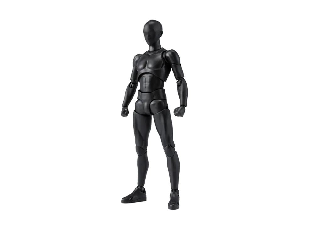 BANDAI "S.H.Figuarts" -BODY-KUN/BODY-CHAN- Body-kun DX SET 2 (Solid black Color Ver.)